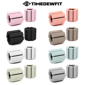 Düşük Minimum Sipariş Adedi Güvenli Kare Velcro Silikon Demir Blok Ağırlıklı Bileklikler Ayak Bileği Ağırlıkları Yoga Fitness Spor Eğitimi için - Product Image 4