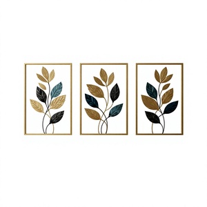 Panel de Arte Metálico Grande para Decoración de Interiores Comerciales, Vestíbulos de Hotel, Pasillos y Salas de Estar - Product Image 1