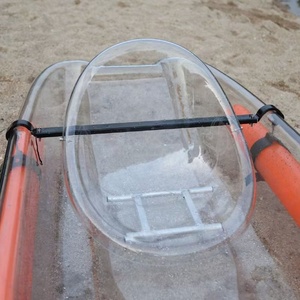 เรือพลาสติกใสแบบคายัคพร้อมไม้พายขาย - Product Image 4