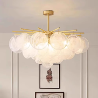 Luminaires de salon vintage français de style designer, éclairage d'hôtel, luminaires de plafond LED de luxe, lustres modernes en cristal, suspensions