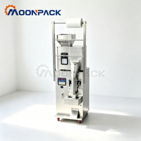 Machine d'emballage verticale automatique Moonpack VFFSG-100g pour granulés, avec scellage arrière, pour granulés de charbon actif