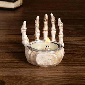 Nuevas Figuras de Calaveras de Resina, Adornos de Halloween, Decoración Espeluznante para Escritorio y Entrada, Regalos Festivos - Product Image 3