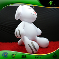 Ballon gonflable personnalisé en forme de chien, chien de dessin animé sexy, vidéo, couché sur un trampoline gonflable, chien Hongyi Sph