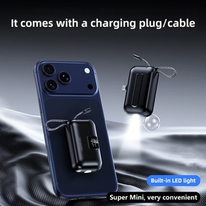 TJ15ชาร์จ3A เร็วขนาด18W/20W/22.5W 5000mAh 10000mAh ธนาคารพลังงานโปร่งใสขนาดเล็กจอแสดงผลดิจิ<span class=keywords><strong>ต</strong></span>อลสาย2in1ใน<span class=keywords><strong>ต</strong></span>ัว - Product Image 5