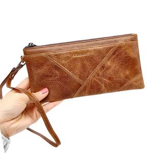 Nuova <span class=keywords><strong>pochette</strong></span> da <span class=keywords><strong>uomo</strong></span> di grande capacità portafoglio in morbida <span class=keywords><strong>pelle</strong></span> Casual busta borsa pazy Horse <span class=keywords><strong>pelle</strong></span> <span class=keywords><strong>pochette</strong></span> portafogli - Product Image 3