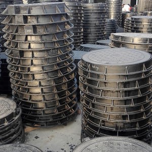 Couvercle de trou d'homme carré SMC étanche Matériau plastique composite en fibre de verre FRP avec fer conforme à la norme EN124 pour une utilisation sur route - Product Image 4