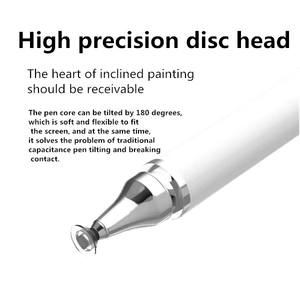 All'ingrosso 2-in-1 Silicone universale capacitivo penna dello stilo schermo Touch disegno attivo stilo matita per Apple iPad di plastica - Product Image 3