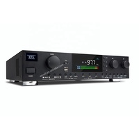 XUNGUAN EKX450 Amplificador Profesional para KTV, Nuevo Diseño 2U, Pantalla LED de 3.5 Pulgadas, 450W, Transformador Integrado, FBX Feedback.