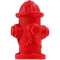 Balles anti-stress hydrant d'incendie personnalisables en caoutchouc moulé pour pompiers, cadeaux publicitaires, goodies pour salons professionnels, vente en gros