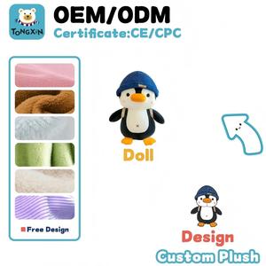 Pingüino de Peluche Suave al por Mayor, Juguete de Peluche para Abrazar para Niños y Niñas, Regalos de Cumpleaños y San Valentín, CPC CE OEM - Product Image 6