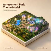 Maquette de parc d'attractions