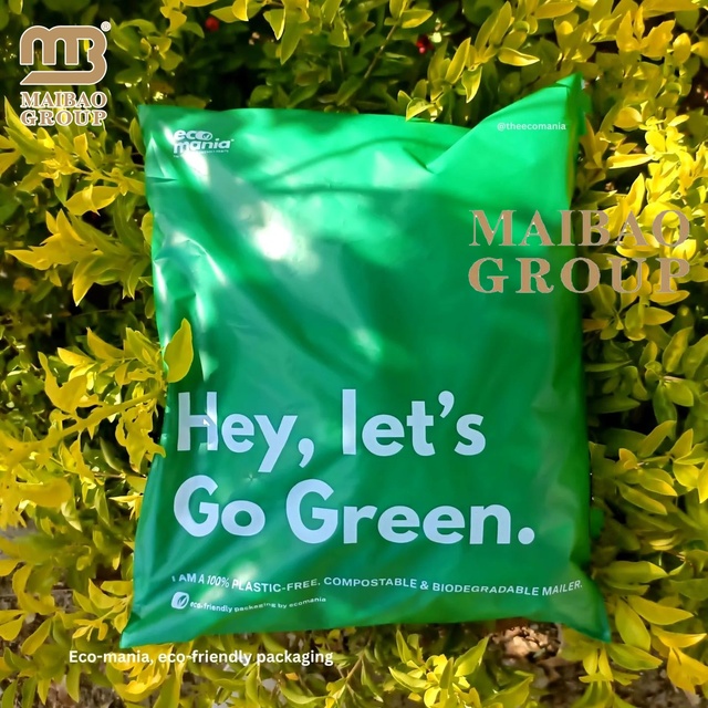 Sustainable Cornstarch Cloth Packaging Bag Eco-Friendly Self Adhesive Compostable Plastic Shipping Bags 100% Plant Based Mailer