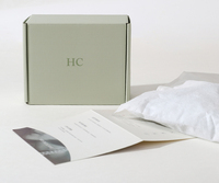 Boîtes cadeaux de luxe personnalisées pour lingerie féminine, estampage à chaud doré avec lamination brillante et gaufrage pour l'expédition de lingerie