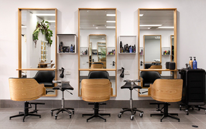 Rose Gold Led Salon Mirror <strong>Work</strong> <strong>Station</strong> with Stainless Steel - Product Image 6