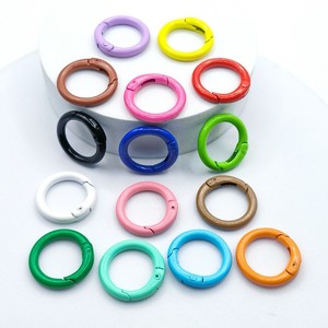 2025 Trung Quốc Tùy Chỉnh Nhiều Màu Sắc Kim Loại O Ring Mùa Xuân Clasp O Ring Snap Clasp Keyring - Product Image 5