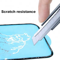 Protection d'Écran en Verre Trempé 18D HD Ultra-Clair Antichoc et Anti-Rayures pour Téléphone Mobile, Compatible iPhone 16 Plus Pro Max