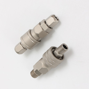 เชื่อมต่อแบบเร็วชนิด C ของ Chen Can วาล์วมือพลาสติกเหล็ก ข้อต่อที ข้อต่อลม - Product Image 2
