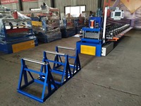 Máquina de fabricación de rollos de Metal para techado, máquina de costura de pie con bloqueo a presión