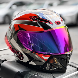 Nuevo <span class=keywords><strong>Casco</strong></span> de Motocicleta de ABS Integral con Doble Visor para Motocross Certificado por el DOT Fabricante de Cascos para Moto - Product Image 2