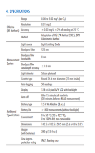 Hanna HI97711 Dual-Chlor-Photometer Freies & Gesamt-Chlortester für Pool & Trinkwasser - Product Image 3