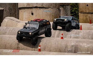 รถบังคับวิทยุ CROSSRC EMO X2 4WD RC Rock Crawler ขนาด 1/8 พร้อมเพลาพอร์ทัล Caugar เกียร์ 2 สปีด ระบบล็อคดิฟเฟอเรนเชียล รถบรรทุกสำหรับมืออาชีพ พร้อมใช้งาน (RTR) - Product Image 5