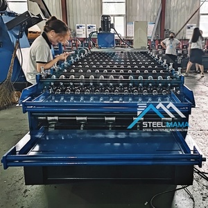Zambie populaire 840 IBR trapézoïdal et 836 tôle de toiture ondulée rouleau à Double pont formant la machine - Product Image 6