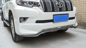 Para Toyota <span class=keywords><strong>Prado</strong></span> FJ150 parachoques delantero y trasero envolvente estilo original blanco perla kit de carrocería de reacondicionamiento 2018-2022 - Product Image 6