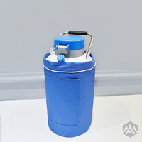 Cylindre de gaz azote liquide Yds 35L en alliage d'aluminium blanc, garantie 1 an, récipient cryogénique Dewar, composant de réservoir sous pression