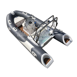 Bateaux pneumatiques Hypalon de 13 pieds (3,9 m) en fibre de verre et PVC avec <span class=keywords><strong>coque</strong></span> en V profond pour la pêche en plein air - Product Image 6
