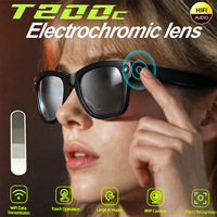 Lunettes Intelligentes IA à Changement de Couleur T200C – Traduction Multilingue en Temps Réel, Enregistrement Photo et Vidéo HD, Appel, Lunettes Connectées Portables
