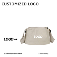Sac à bandoulière en nylon léger et décontracté pour femme, avec large sangle réglable, idéal pour le quotidien, les voyages, la gym et les trajets.