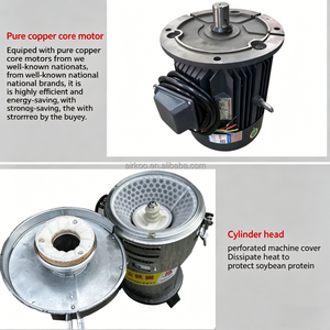 Máquina Automática para Hacer Leche de Soya, Maquinaria para Procesar Productos de Soya, Modelo 155, Molinillo de Acero Inoxidable, Productos de Soya, 110V/220V - Product Image 2