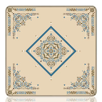 Nouveau Tapis de Mahjong Chinois Classique 80x80cm 2026 en Tissu Jacquard 2mm Antidérapant Écologique Résistant à l'Eau Durable Portable pour Table
