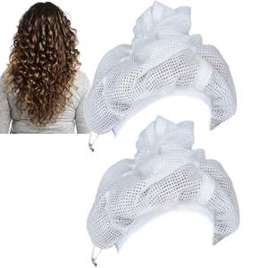 Bonnet en filet ajustable pour cheveux bouclés, séchage rapide, écologique, pour le bain - Product Image 4