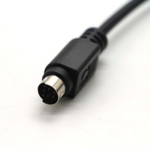 Pabrik OEM konektor Mini Din 8Pin laki-laki ke JST EHR 9Pin kabel perempuan untuk komputer perifer - Product Image 3