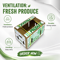Vente en gros de grands cartons en papier ondulé écologiques pour l'expédition