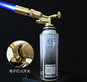 Encendedor de mano de Metal para acampar, encendedor de fuego para barbacoa, Mini soplete de <span class=keywords><strong>butano</strong></span>, llama ajustable, soplete de <span class=keywords><strong>butano</strong></span> - Product Image 3