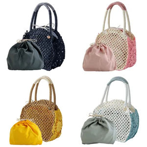 Sac en rotin tendance 2026, sac pour femme, artisanat, bandoulière diagonale, fait main, vente en gros - Product Image 1