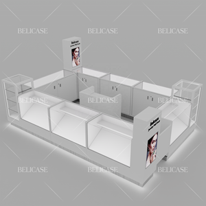 Quiosco de centro comercial de joyería de 10*15 pies para gabinete de escaparate de joyería de gama alta para colocar anillos de joyería de moda - Product Image 5