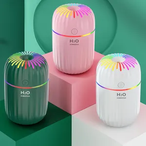 Mini chambre atomiseur voiture humidificateur lumière LED intelligent ultrasons Usb maison Air H2o humidificateur