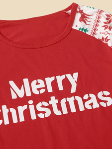 Pigiama natalizio in cotone personalizzato vendita calda 1pc pigiama familiare abbinato invernale - Product Image 4