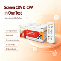 Kit de test rapide de diagnostic CDV CPV Ag haute précision pour animaux de compagnie, diagnostic vétérinaire