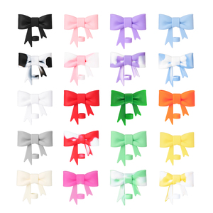Vente flash : Perles colorées 10 mm en silicone, embout de paille en forme de nœud, design 3D, matériau de qualité alimentaire, couvre-bouchon en forme de nœud pour la décoration de montres - Product Image 1