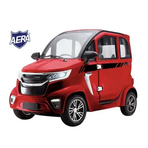 AERA-UM4 EEC sertifikası aile yeni enerji kapalı kabin küçük Mini yetişkin dört tekerlekli elektrikli araba, çin'de yapılan düşük fiyat ile