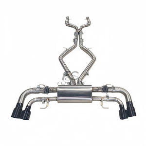Système d'échappement Catback Valvetronic en acier inoxydable 304 pour <span class=keywords><strong>Alfa</strong></span> <span class=keywords><strong>Romeo</strong></span> <span class=keywords><strong>Giulia</strong></span> 2.9T 2017-2023, tuyau d'échappement, directement de l'usine - Product Image 2