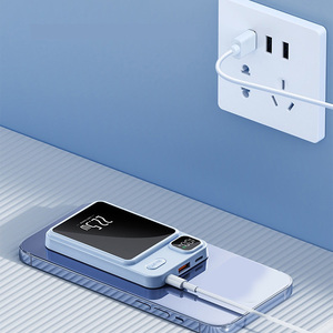 5000mAh <strong>Small</strong> Mini Power Banks Fast Charging Power Station Custom LOGO Portable Slim <strong>Rugged</strong> Wireless Magnetic Power Bank - Product Image 5