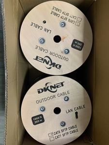 DKNET High Speed <strong>Network</strong> <strong>Cat6</strong> SFTP <strong>Cable</strong> 4Pair 23awg Cca Outdoor <strong>Lan</strong> <strong>Cable</strong> Double PVC+PE Jacket 100m 305m 1000ft - Product Image 6