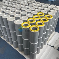 Filtre à cartouche d'air antistatique industriel en plastique à 4 oreilles, anti-explosion, pour collecteur de poussière de revêtement en poudre chimique