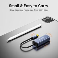 Adaptador Ethernet Gigabit Externo USB-C Biaze, Conversor de Red RJ45 de 1000Mbps para Nintendo Switch/Laptop/MacBook/Steam