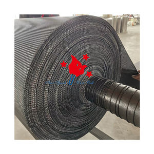 Konveyor rantai sabuk jala baja tahan karat gaya tenun polos teknik tenun baja karbon baru kualitas tinggi - Product Image 3